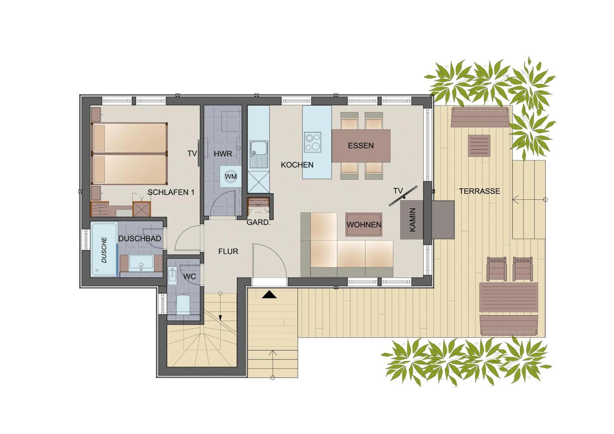 Typ B1 Ferienhaus - Molokai Пельцерхакен Экстерьер фото